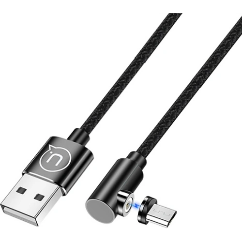 Kup Cablu unghiular magnetic USAMS U54 1m microUSB negru/black SJ446USB01 - USA218BLK - {ean13} - Sklep Home Screen