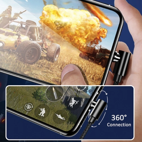 Kup USAMS U54 1m mikroUSB mágneses szögletes kábel fekete SJ446USB01 - USA218BLK - {ean13} - Sklep Home Screen