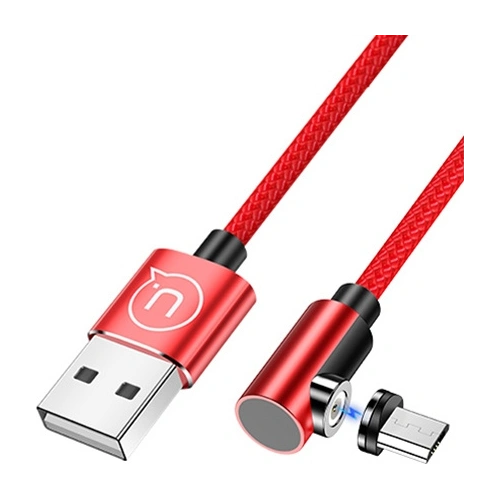 Kup Magnetisches Winkelkabel USAMS U54 1m microUSB rot/red SJ446USB02 - USA219RED - {ean13} - Sklep Home Screen