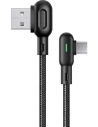 Cablu unghiular USAMS U57 MicroUSB 1,2m 2A negru/black SJ458USB01