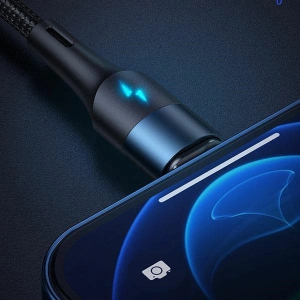 Buy USAMS Magnetic Nylon Cable U66 USB-C - USB-C/Lightning 60W PD Fast Charge 1.2m black SJ495USB01 (US-SJ495) - USA227BLK - {ean13} - Home Screen Store Europe