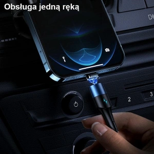 Buy USAMS Magnetic Nylon Cable U66 USB-C - USB-C/Lightning 60W PD Fast Charge 1.2m black SJ495USB01 (US-SJ495) - USA227BLK - {ean13} - Home Screen Store Europe
