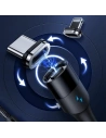 Kup Kabel magnetický USAMS U66 USB-C na USB-C/ lightning 60W PD Fast Charge 2.0m pletený černý/black SJ507USBXX01 - USA228BLK - {ean13} - Sklep Home Screen