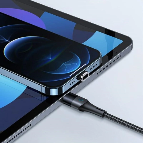 Kup Kabel magnetyczny USAMS U66 USB-C na USB-C/ lightning 60W PD Fast Charge 2.0m pleciony czarny/black SJ507USBXX01 - USA228BLK - {ean13} - Sklep Home Screen