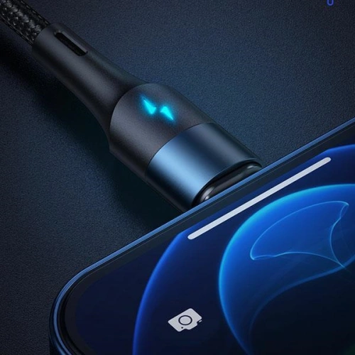 Kup Kabel magnetický USAMS U66 USB-C na USB-C/ lightning 60W PD Fast Charge 2.0m pletený černý/black SJ507USBXX01 - USA228BLK - {ean13} - Sklep Home Screen