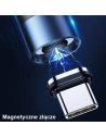 Kup Kabel magnetyczny USAMS U66 USB-C na USB-C/ lightning 60W PD Fast Charge 2.0m pleciony czarny/black SJ507USBXX01 - USA228BLK - {ean13} - Sklep Home Screen