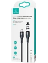 Kup Kabel magnetický USAMS U66 USB-C na USB-C/ lightning 60W PD Fast Charge 2.0m pletený černý/black SJ507USBXX01 - USA228BLK - {ean13} - Sklep Home Screen