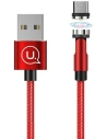Kup Kabel magnetyczny USAMS U59 microUSB 2.1A Fast Charge 1m pleciony czerwony/red SJ474USB02 regulowany kąt - USA240RED - {ean13} - Sklep Home Screen