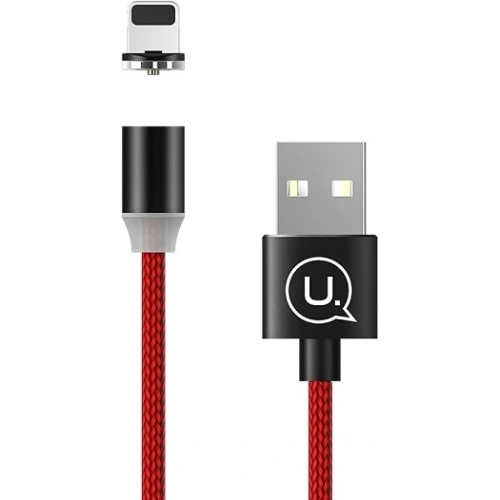 Kup Magnetisches Kabel USAMS U-Sure Lightning 1m 2.1A geflochten rot/red SJ292USB02 - USA248RED - {ean13} - Sklep Home Screen