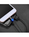 Kup USAMS U-Sure mikroUSB mágneses kábel 1m 2.1A fekete/zsinór SJ294USB01 - USA249BLK - {ean13} - Sklep Home Screen