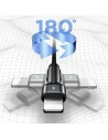 Kup USAMS U60 2A Lightning forgatható fonott kábel fekete 1m SJ476USB01 - USA257BLK - {ean13} - Sklep Home Screen