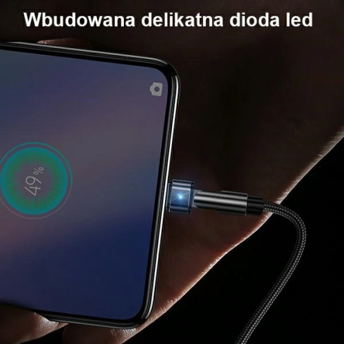 Kup USAMS forgatható U60 2A microUSB fonott kábel fekete 1m SJ478USB01 - USA259BLK - {ean13} - Sklep Home Screen
