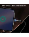 Kup USAMS forgatható U60 2A microUSB fonott kábel fekete 1m SJ478USB01 - USA259BLK - {ean13} - Sklep Home Screen