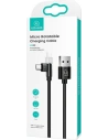 Kup USAMS forgatható U60 2A microUSB fonott kábel fekete 1m SJ478USB01 - USA259BLK - {ean13} - Sklep Home Screen