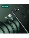 Kup Cablul împletit USAMS rotativ U60 2A microUSB verde/green 1m SJ478USB02 - USA260GRN - {ean13} - Sklep Home Screen