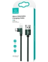Kup Cablul împletit USAMS rotativ U60 2A microUSB verde/green 1m SJ478USB02 - USA260GRN - {ean13} - Sklep Home Screen