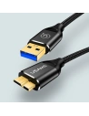 Kup Kabel pletený USAMS U19 USB 3.0 micro USB B pro externí disk 1m černý/black SJ272USB01 - USA264BLK - {ean13} - Sklep Home Screen