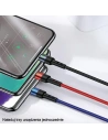 Kup Kabel pleciony USAMS U26 3w1 1,5m 2A Fast Charge (lightning/microUSB/USB-C) SJ318USB01 - USA266 - {ean13} - Sklep Home Screen
