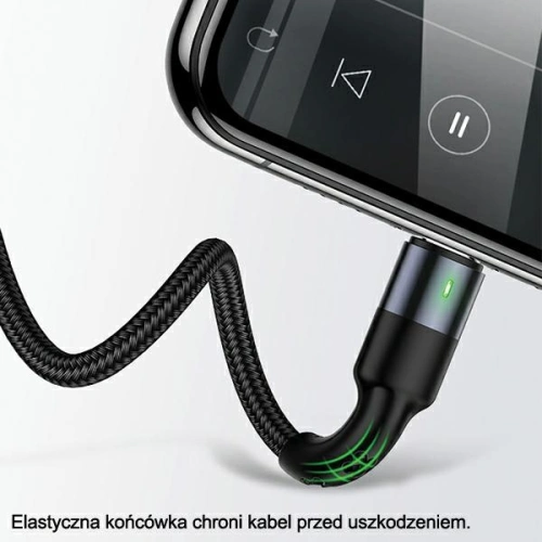 Kup Cablu împletit USAMS U26 3 în 1 1,5m 2A Încărcare rapidă (lightning/microUSB/USB-C) SJ318USB01 - USA266 - {ean13} - Sklep Home Screen