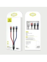 Kup Cablu împletit USAMS U26 3 în 1 1,5m 2A Încărcare rapidă (lightning/microUSB/USB-C) SJ318USB01 - USA266 - {ean13} - Sklep Home Screen