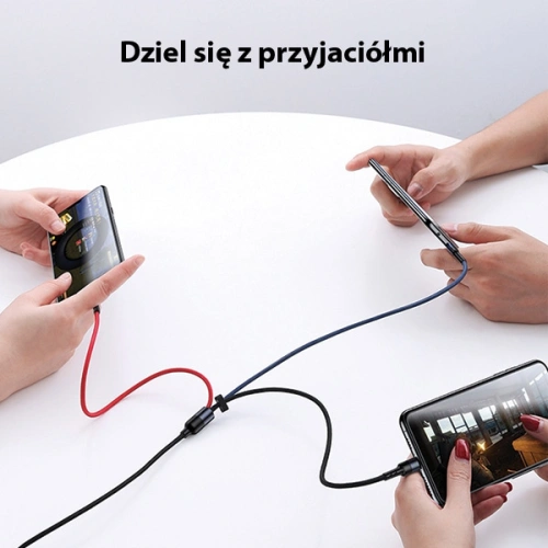 Kup Kábel fonott USAMS U26 3w1 3m 2A Gyors Töltés (lightning/microUSB/USB-C) SJ412USB01 - USA267 - {ean13} - Sklep Home Screen