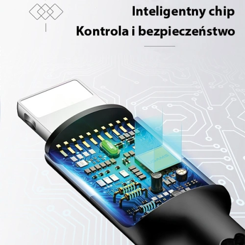 Kup Cablu împletit USAMS U26 3in1 3m 2A Încărcare rapidă (lightning/microUSB/USB-C) SJ412USB01 - USA267 - {ean13} - Sklep Home Screen
