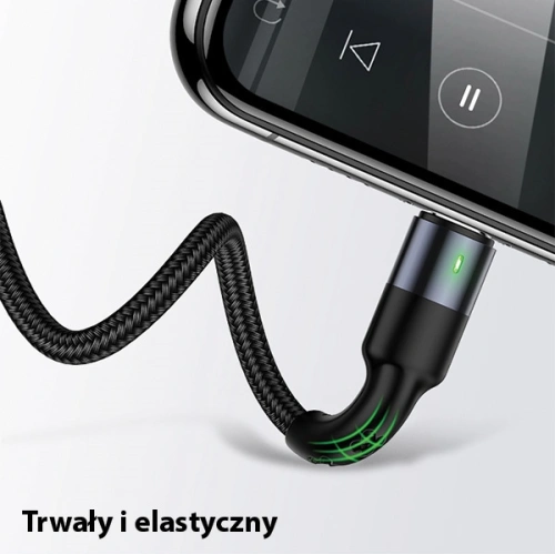 Kup Cablu împletit USAMS U26 3in1 3m 2A Încărcare rapidă (lightning/microUSB/USB-C) SJ412USB01 - USA267 - {ean13} - Sklep Home Screen