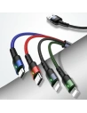 Kup Kabel împletit USAMS U26 4w1 0.35m 2A Încărcare Rapidă (2xlightning/microUSB/USB-C) SJ411USB01 - USA268 - {ean13} - Sklep Home Screen