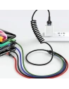 Kup Kabel împletit USAMS U26 4w1 1.5m 2A Încărcare Rapidă Springs (2xlightning/microUSB/USB-C) SJ349USB01 - USA269 - {ean13} - Sklep Home Screen