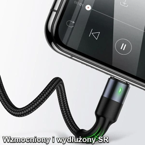 Buy USAMS Nylon Cable U26 4in1 1.5m 2A Fast Charge Springs (2xLightning/microUSB/USB-C) SJ349USB01 (US-SJ349) - USA269 - {ean13} - Home Screen Store Europe