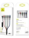Kup Kabel pleciony USAMS U26 4w1 1.5m 2A Fast Charge Springs (2xlightning/microUSB/USB-C) SJ349USB01 - USA269 - {ean13} - Sklep Home Screen