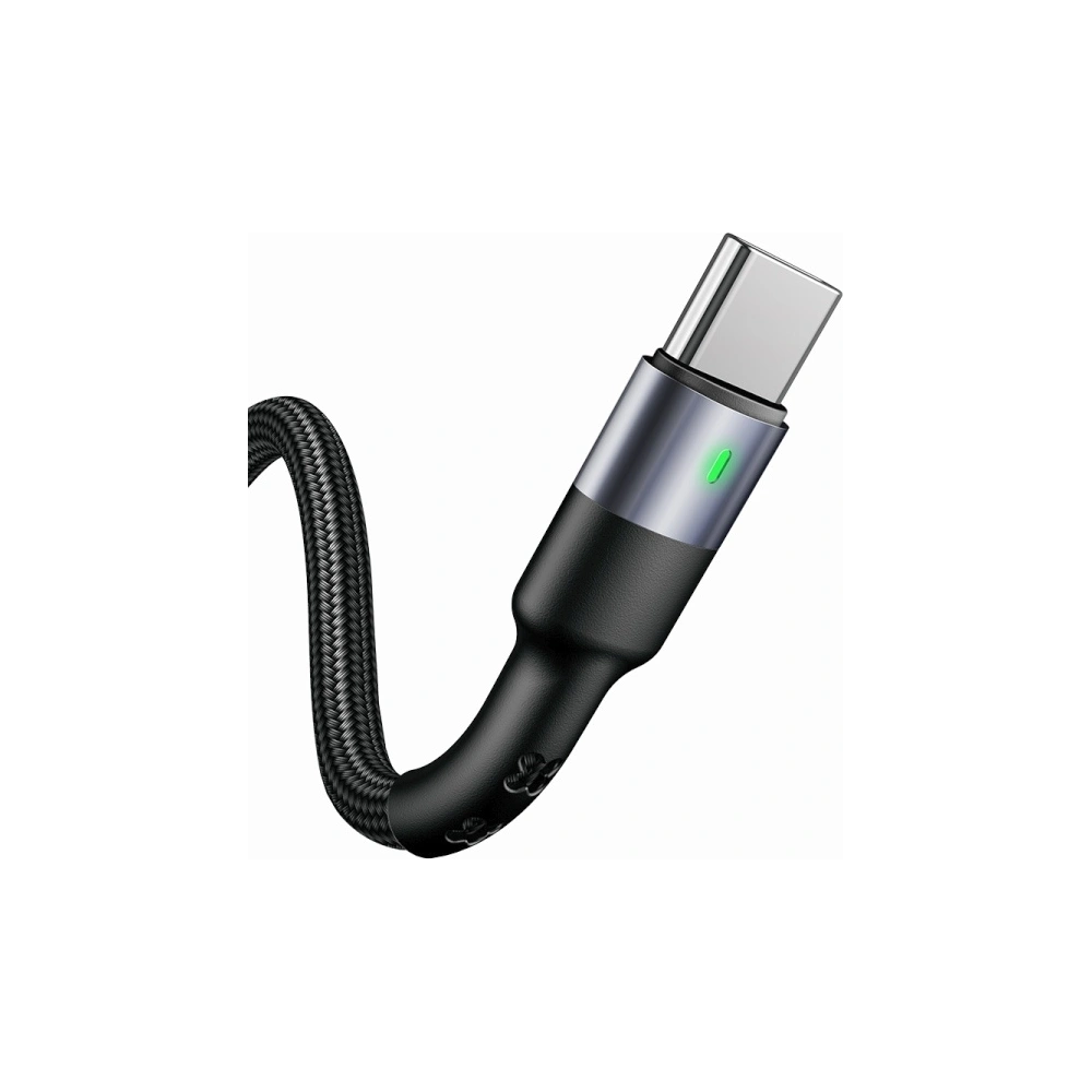 Kabel pleciony USAMS U26 USB-C 1m 3A Fast Charging czarny/black SJ313TC01