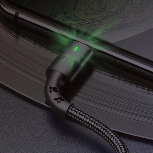 Kup USAMS U26 1m-es USB-C kábel 3A Gyors Töltés fekete/színes SJ313TC01 - USA276BLK - {ean13} - Sklep Home Screen