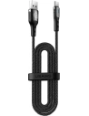 Cablu împletit USAMS U27 USB-C 5A Flash Charge negru 1,2m SJ319USB01