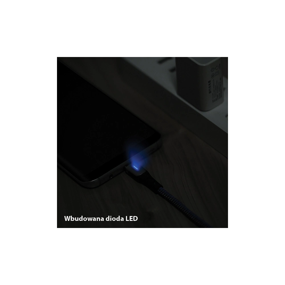 Kabel pleciony USAMS U27 USB-C 5A Flash Charge czarny/black 1,2m SJ319USB01