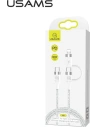 Kup Cablu împletit USAMS U31 USB-C la USB-C/lightning 60W PD Încărcare rapidă alb/white SJ403USB02 - USA280WHT - {ean13} - Sklep Home Screen