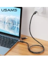Kup Cablu împletit USAMS U31 USB-C la USB-C / lightning 60W PD Încărcare rapidă negru/SJ403USB01 - USA281BLK - {ean13} - Sklep Home Screen