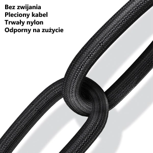 Kabel pletený USAMS U33 lightning 1,2m 2A rychlé nabíjení růžový/pink SJ360USB03