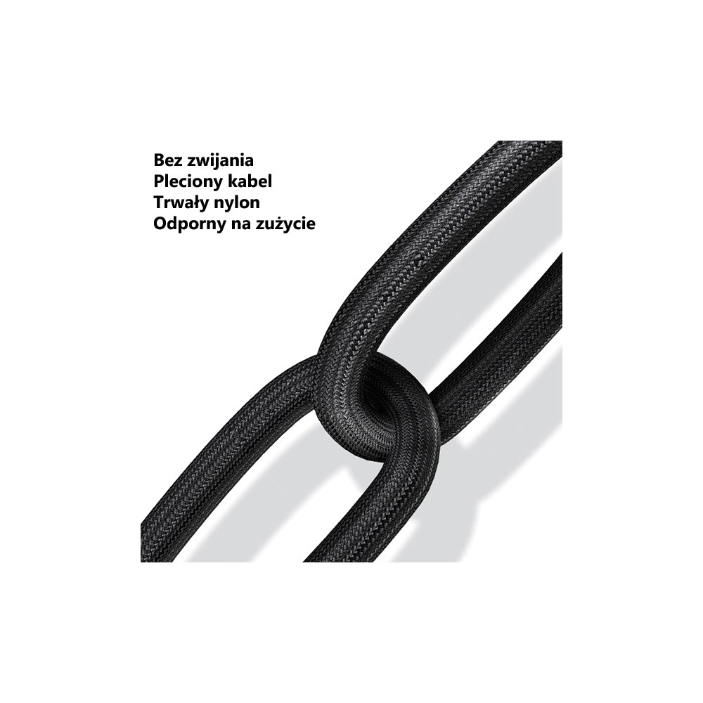 Kabel pleciony USAMS U33 lightning 1,2m 2A Fast Charging różowy/pink SJ360USB03