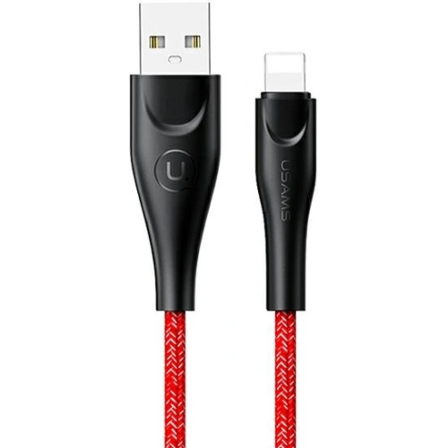 Kup Kabel pletený USAMS U41 lightning 1m 2A červený/red SJ391USB02 Rychlé nabíjení - USA290RED - {ean13} - Sklep Home Screen