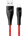 Kabel pleciony USAMS U41 lightning 1m 2A czerwony/red SJ391USB02 Fast Charge