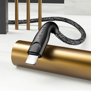 Kabel pleciony USAMS U41 lightning 1m 2A czerwony/red SJ391USB02 Fast Charge