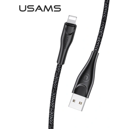 Kup Kabel pleciony USAMS U41 lightning 2m 2A czarny/black SJ394USB01 Fast Charge - USA291BLK - {ean13} - Sklep Home Screen