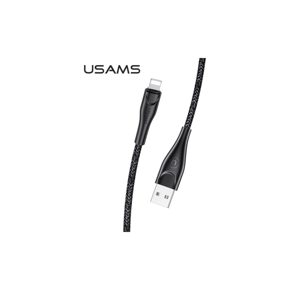 Kabel pleciony USAMS U41 lightning 2m 2A czarny/black SJ394USB01 Fast Charge