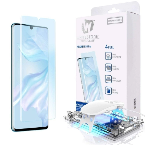 Kup Gehärtetes Glas mit UV-Kleber Whitestone Dome Glass Huawei P30 Pro - WSD019 - {ean13} - Sklep Home Screen