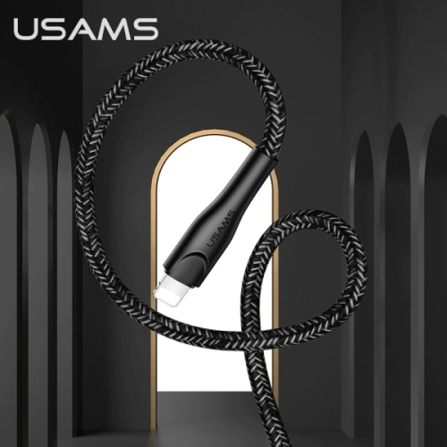 Kup Kabel pleciony USAMS U41 lightning 2m 2A czarny/black SJ394USB01 Fast Charge - USA291BLK - {ean13} - Sklep Home Screen