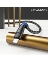 Kup Kabel pleciony USAMS U41 lightning 2m 2A czarny/black SJ394USB01 Fast Charge - USA291BLK - {ean13} - Sklep Home Screen