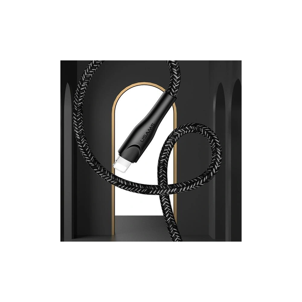 Kabel pleciony USAMS U41 lightning 2m 2A czerwony/red SJ394USB02 Fast Charge