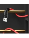 Kup Kabel pleciony USAMS U41 lightning 2m 2A czerwony/red SJ394USB02 Fast Charge - USA292RED - {ean13} - Sklep Home Screen