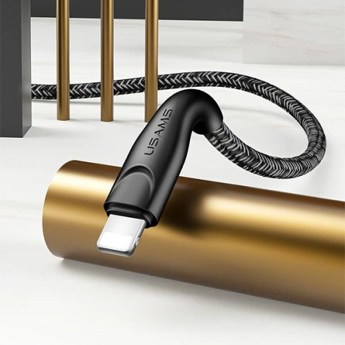 Kup Cablu împletit USAMS U41 lightning 3m 2A roșu/red SJ397USB02 Încărcare rapidă - USA294RED - {ean13} - Sklep Home Screen